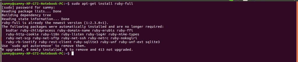 ruby install