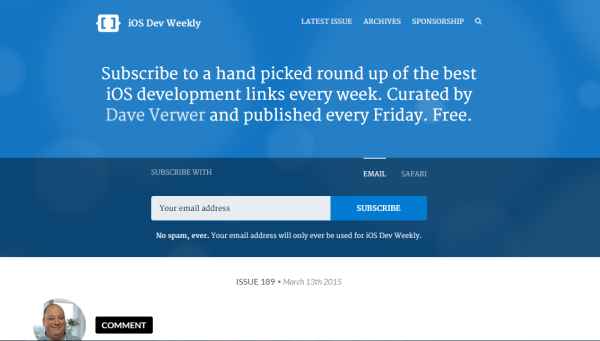 iOS Dev Weekly