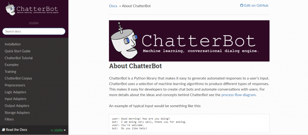 ChatterBot