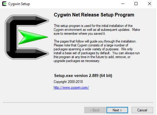 Cygwin Setup