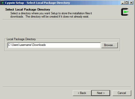 Local Package Directory path