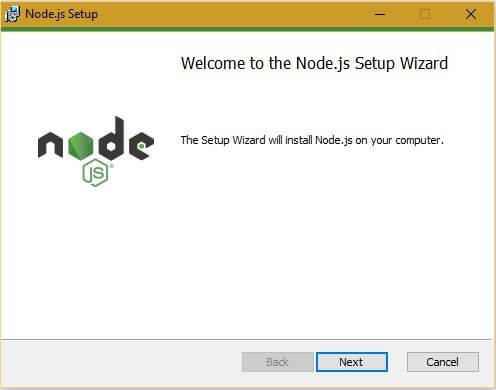 installer node