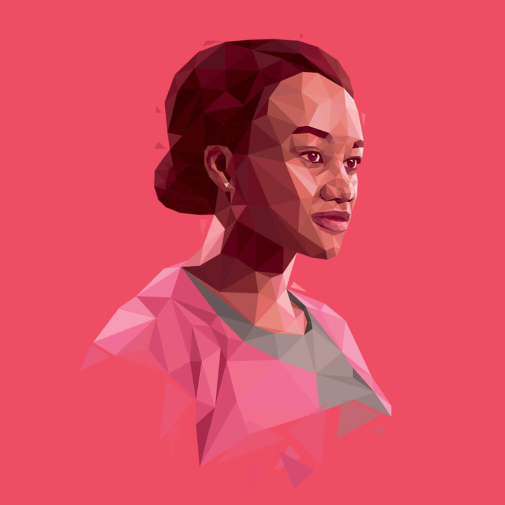 AI portrait #294 - AIplay [Polygon]