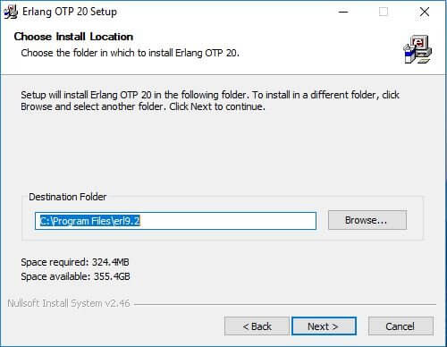 choose installation location