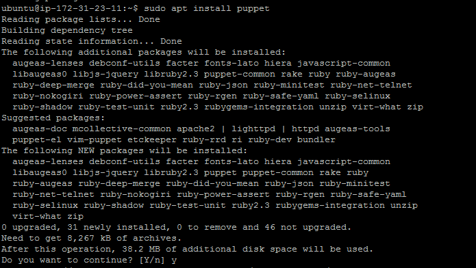 install puppet