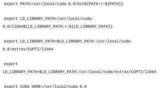 environment variables 