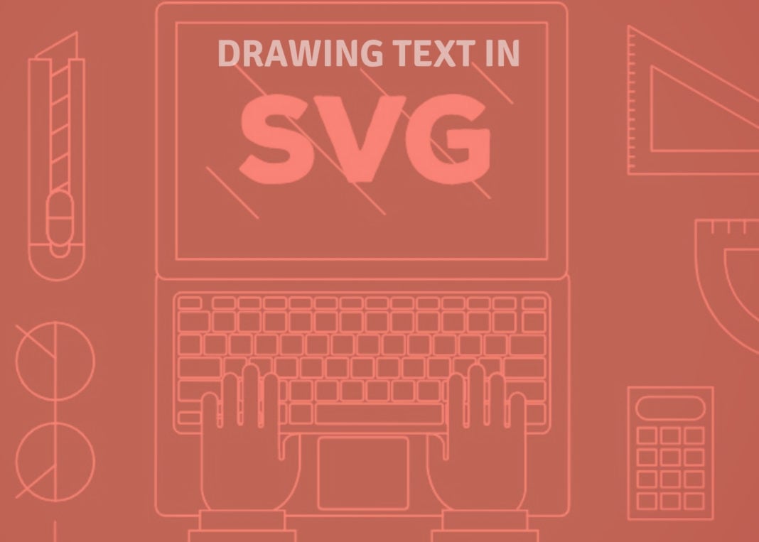 drawing text in SVG