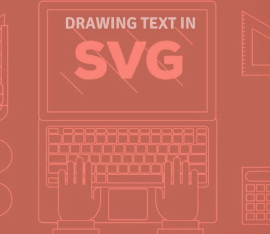 drawing text in SVG
