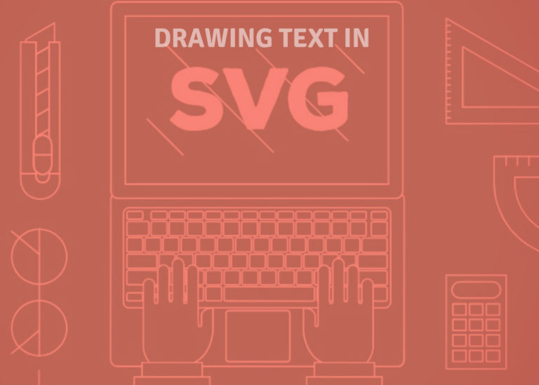 drawing text in SVG