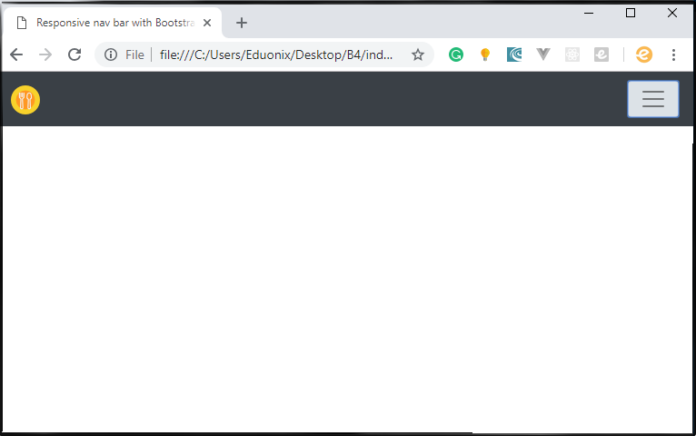 How to Use Responsive Navbar Using Bootstrap 4
