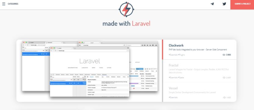 Made with Laravel