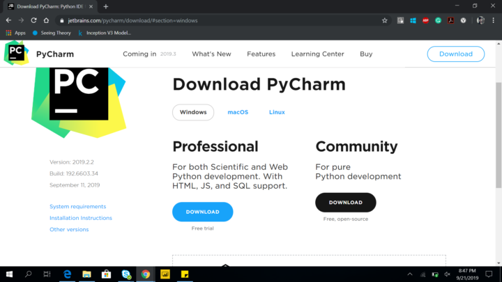 Download PyCharm