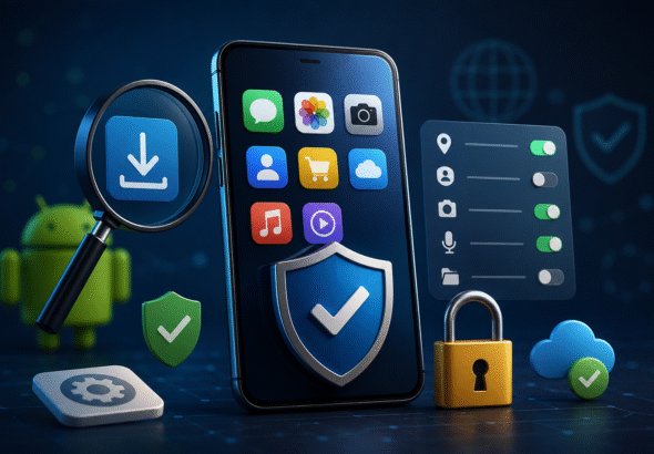 Mobile app download safety