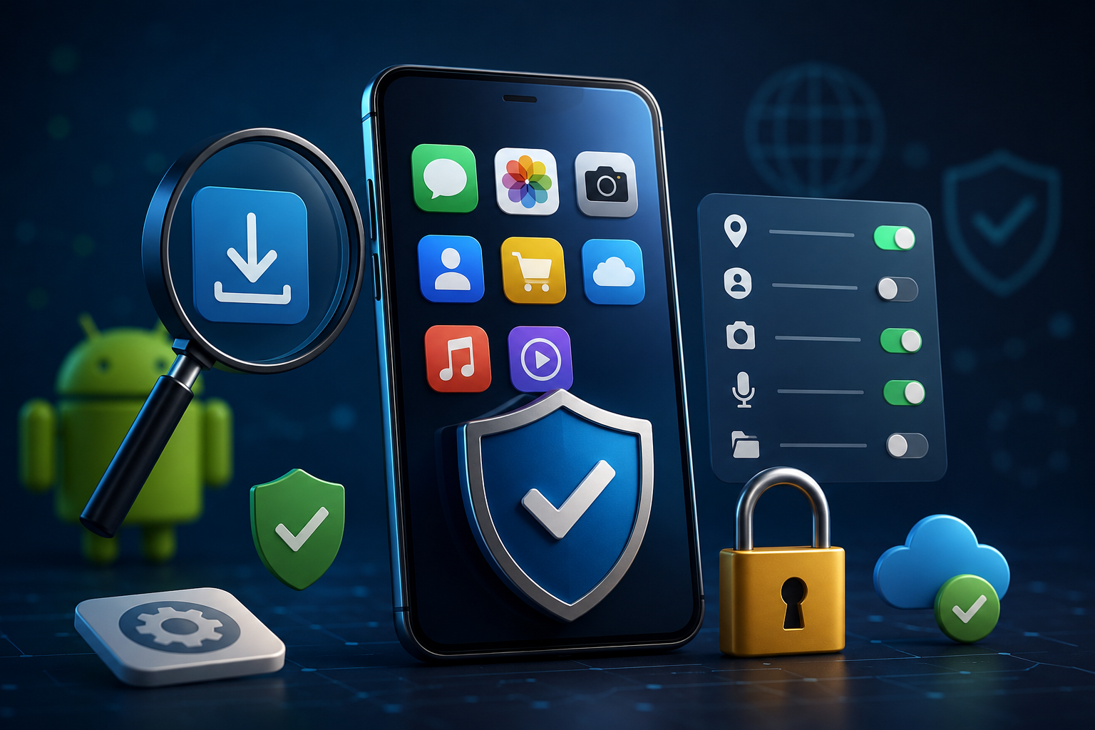 Mobile app download safety