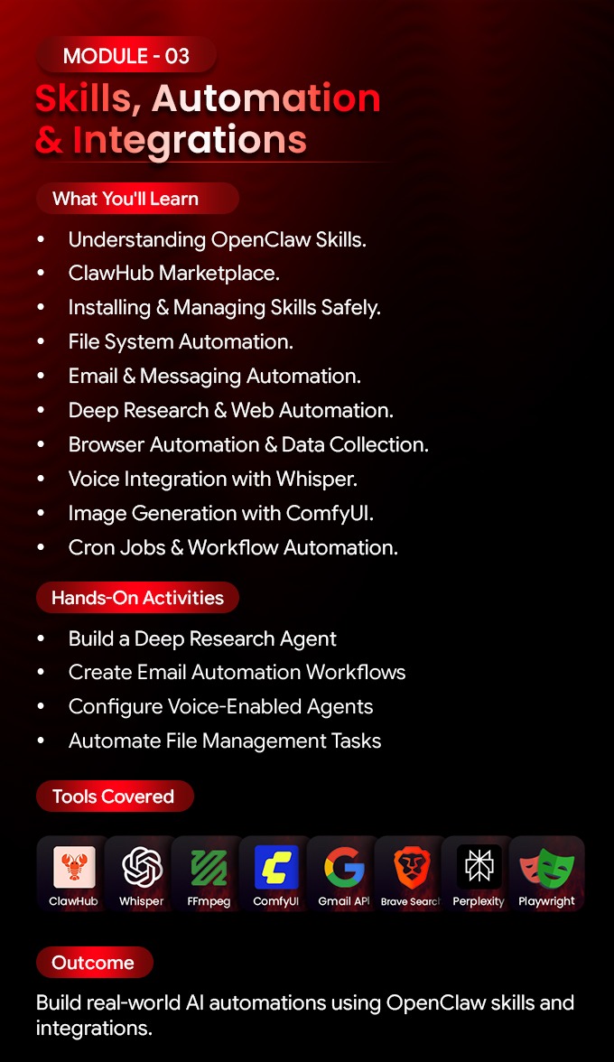 Module 3: Skills, Automation & Integrations