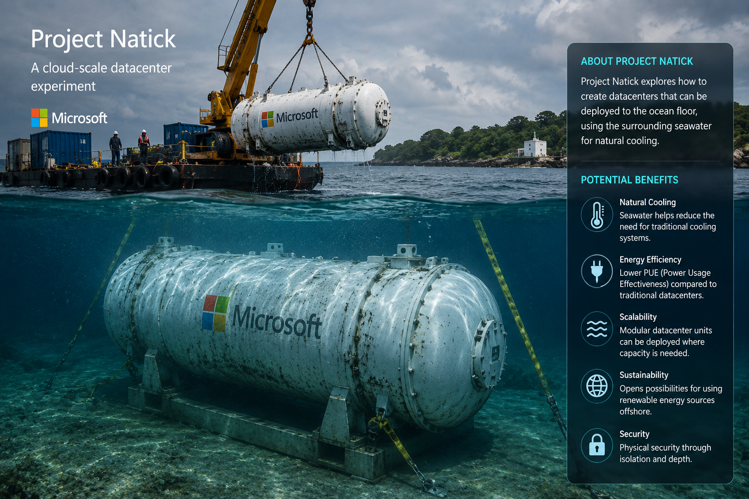 Microsoft’s Underwater Data Center Experiment