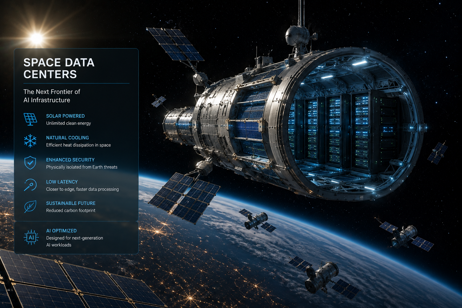 Space-Based Data Centers-A Future Possibility