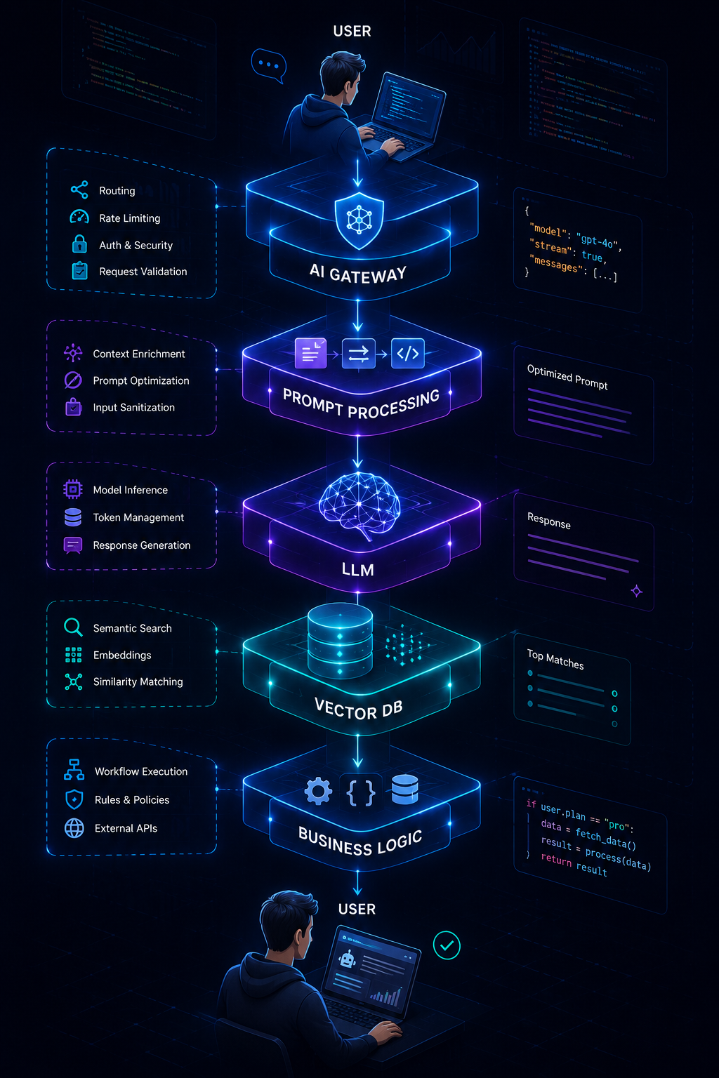 Typical AI Request Workflow